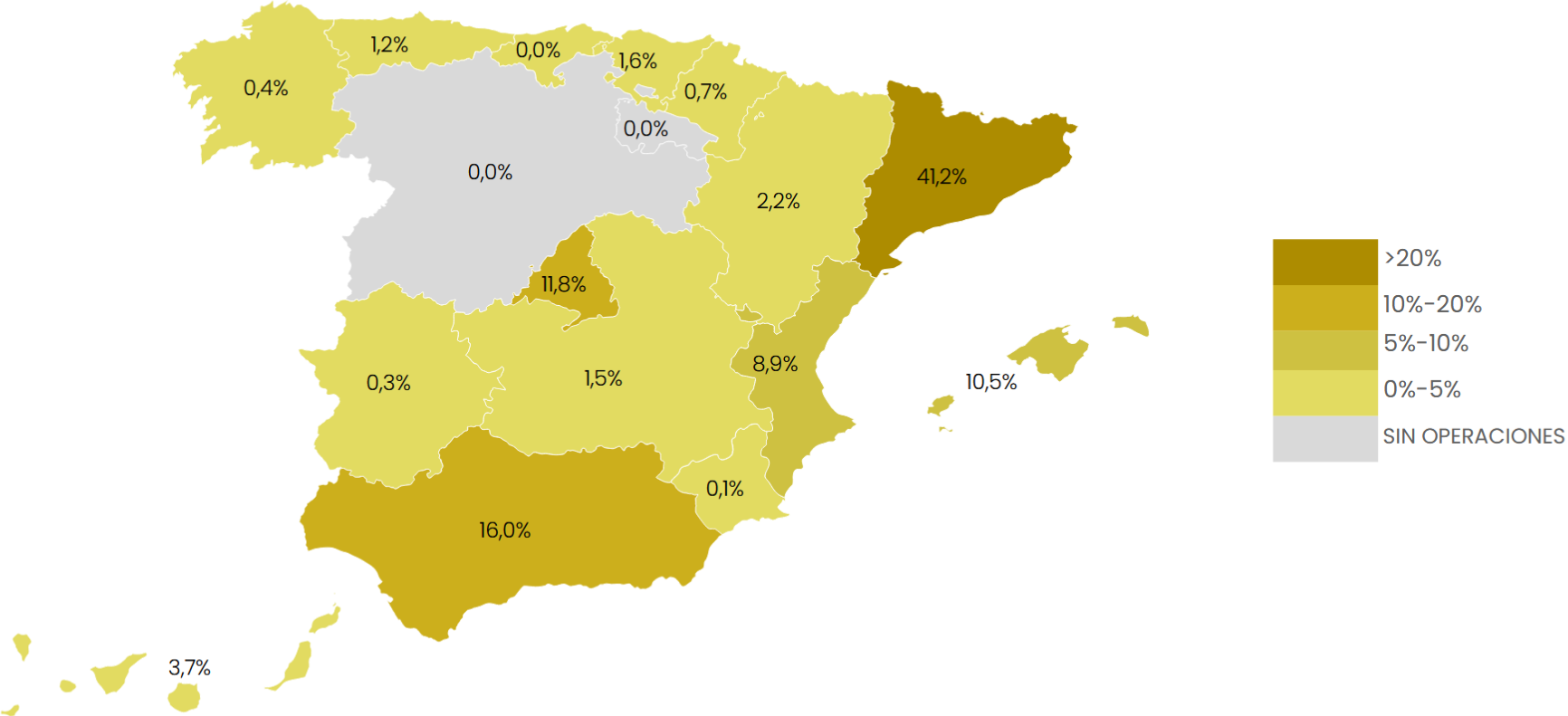 Distribución geográfica Hispania MT